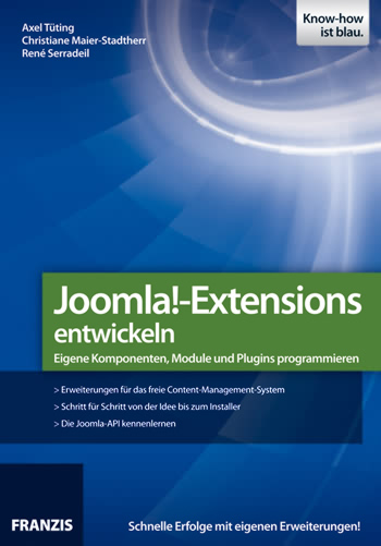 Buchcover: Joomla!-Extensions entwickeln